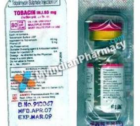 Tobacin 80 Mg Injection